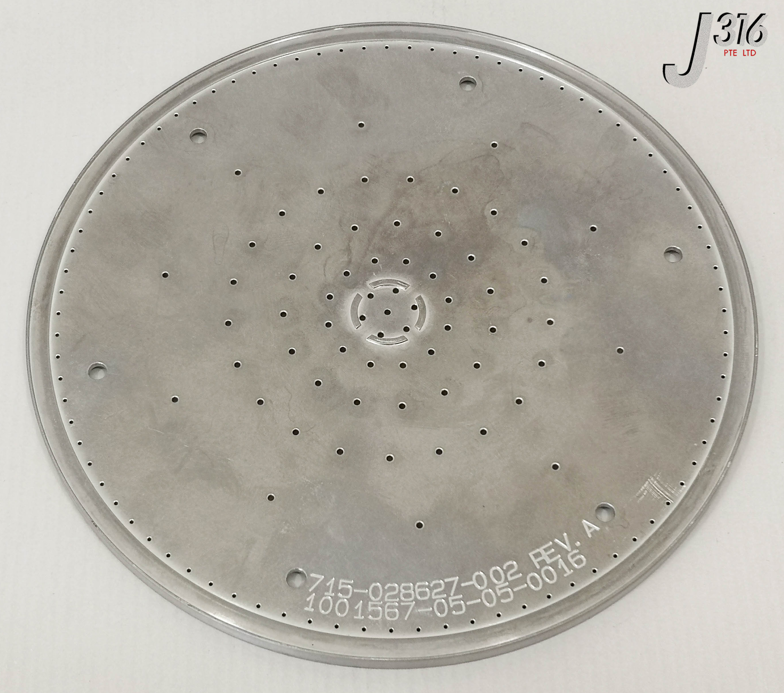 SS 15513 LAM RESEARCH PLATE,LOWER BAFFLE,6